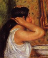 Renoir, Pierre Auguste - La Toilette, Woman Combing Her Hair